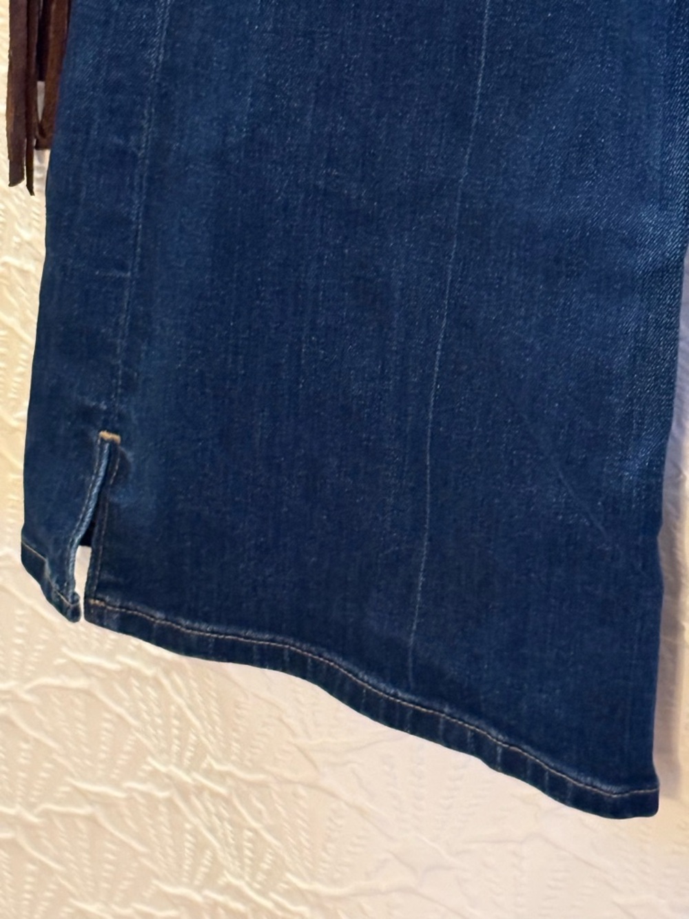 Western Boho Outfit Bundle 🤎 Fringe Vest & Lucky Brand Boot cut Jeans - Picture 12 of 16